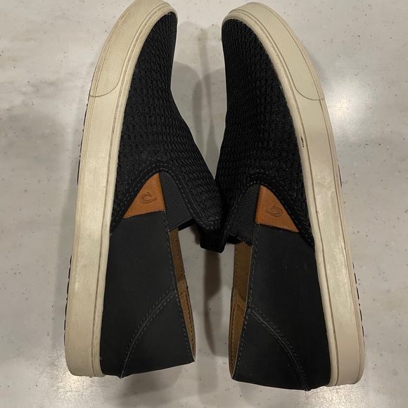 Olukai PEHUEA Slip On Sneakers Loafers Shoes Charcoal Black Women's Size 8 - Picture 5 of 9